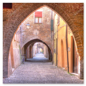 Corridoio storico dell’edificio scolastico.