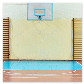 Palestra attrezzata per attività motorie.