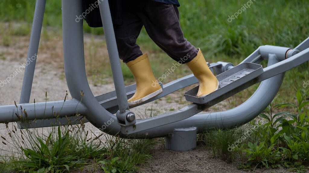 Percorso motorio in palestra.